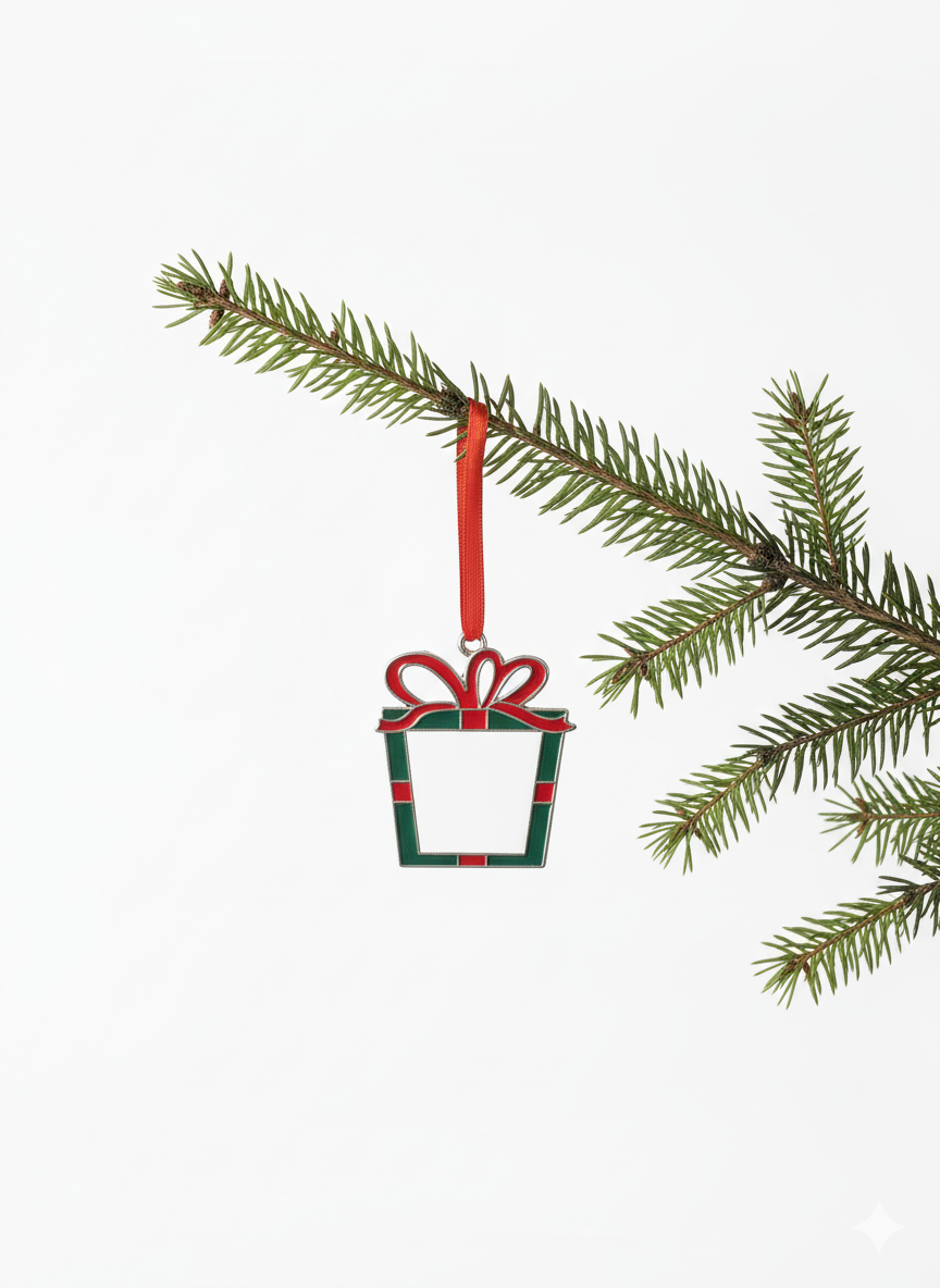 Décoration de Noël Personnalisée Cadre Photo Cheminée / Cadeau | Cadeau Famille - Souvenir Unique