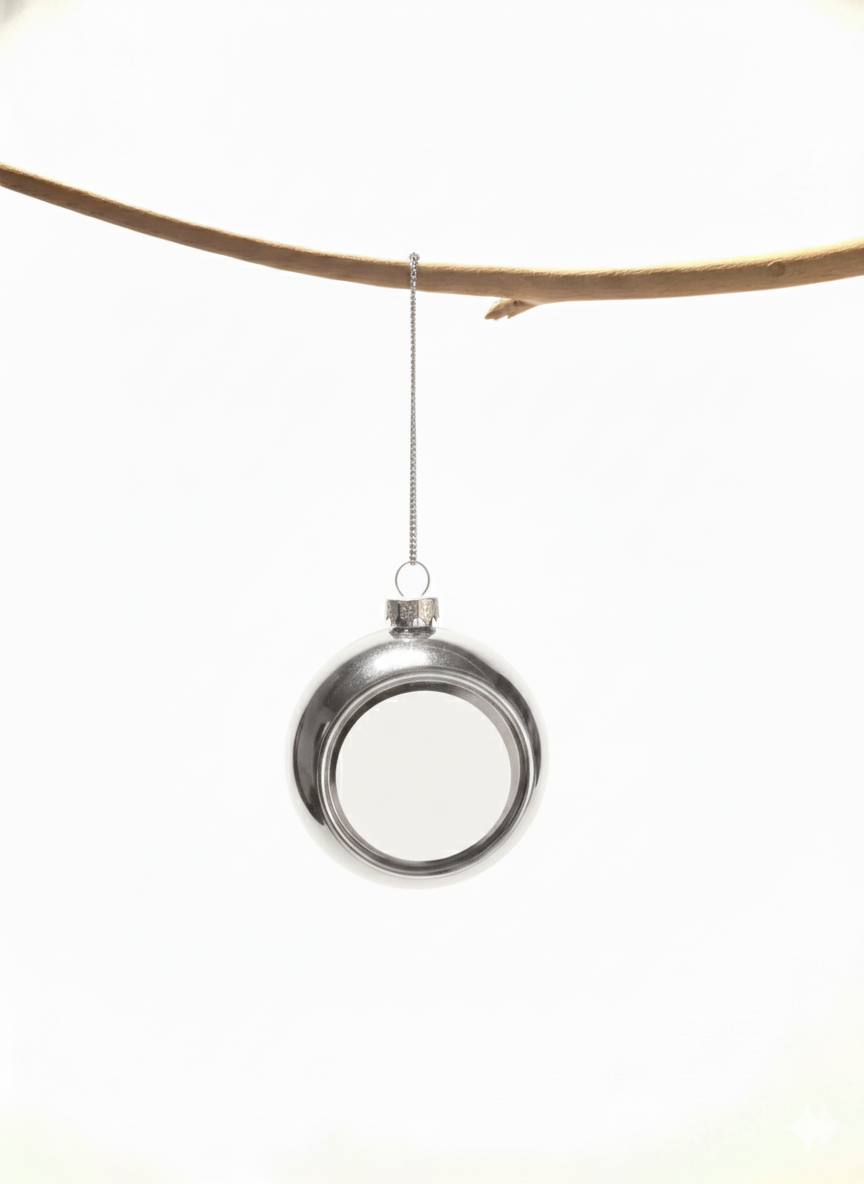 Boule de Noël personnalisée avec photo