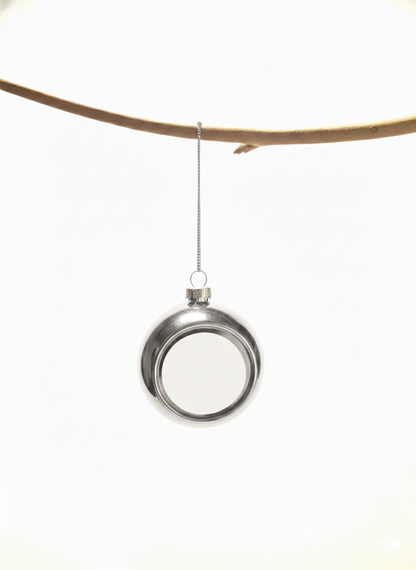 Boule de Noël personnalisée avec photo