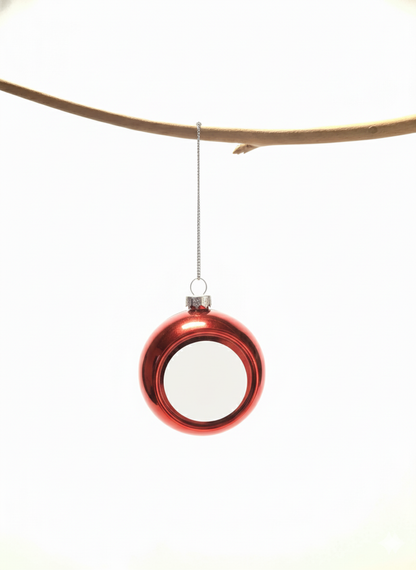 Boule de Noël personnalisée avec photo