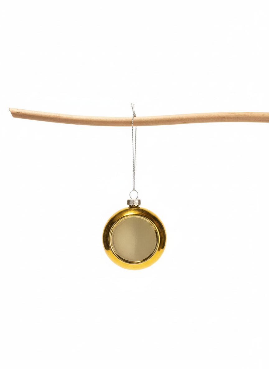 Boule de Noël personnalisée avec photo