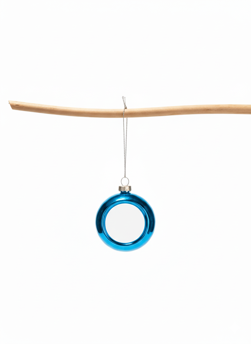 Boule de Noël personnalisée avec photo