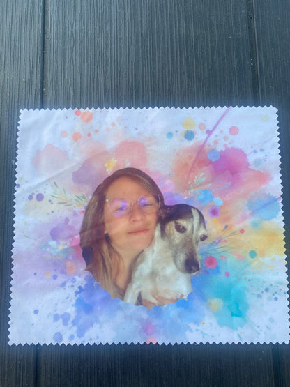 Chiffon lunettes personnalisé