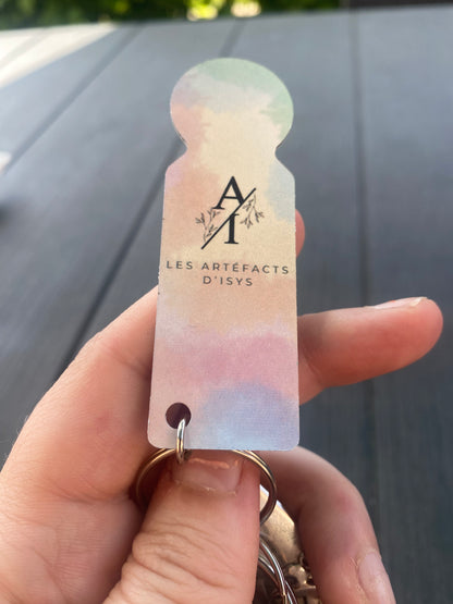 Jeton de caddie porte-clés personnalisé