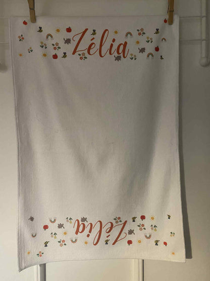 Serviette personnalisée microfibres