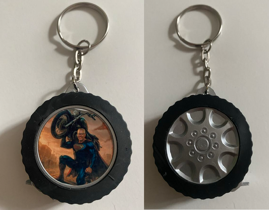Mini mètre ruban porte-clés personnalisé